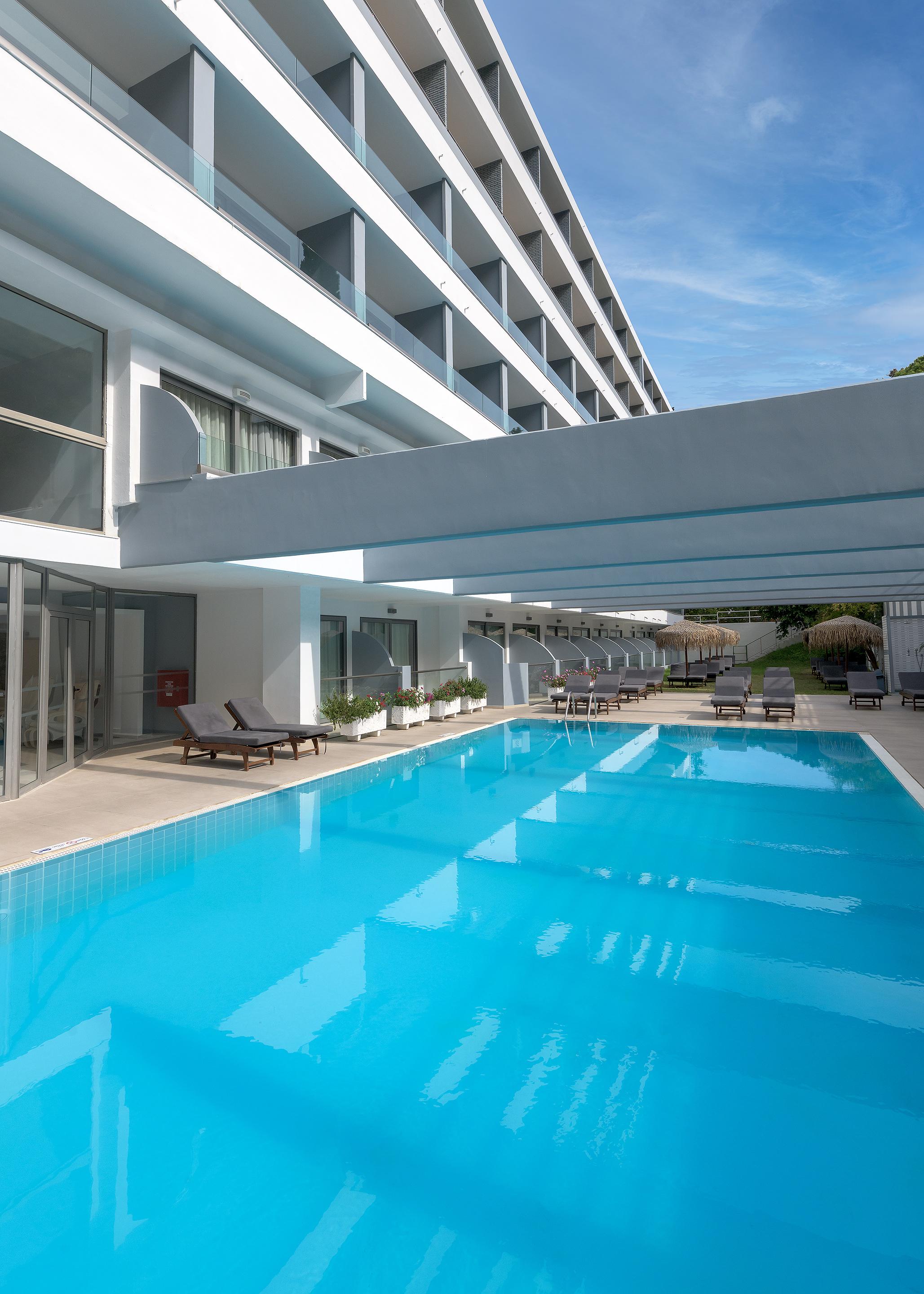 Oceanis Beach Hotel イキソス エクステリア 写真